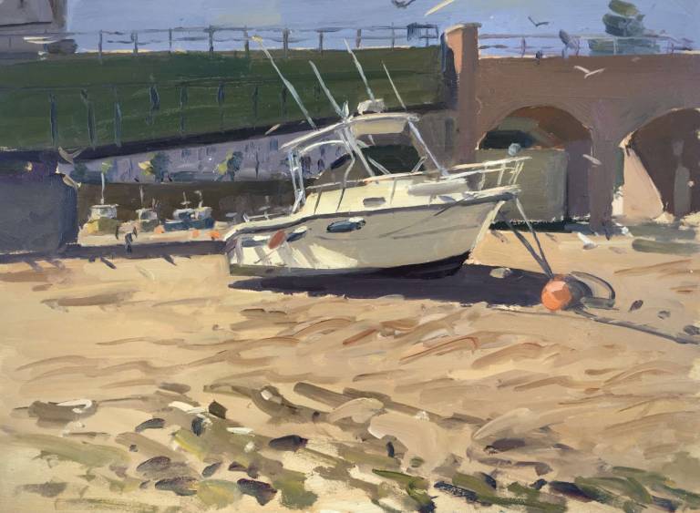 Folkestone Harbour, Low Tide (6) - Rod Major