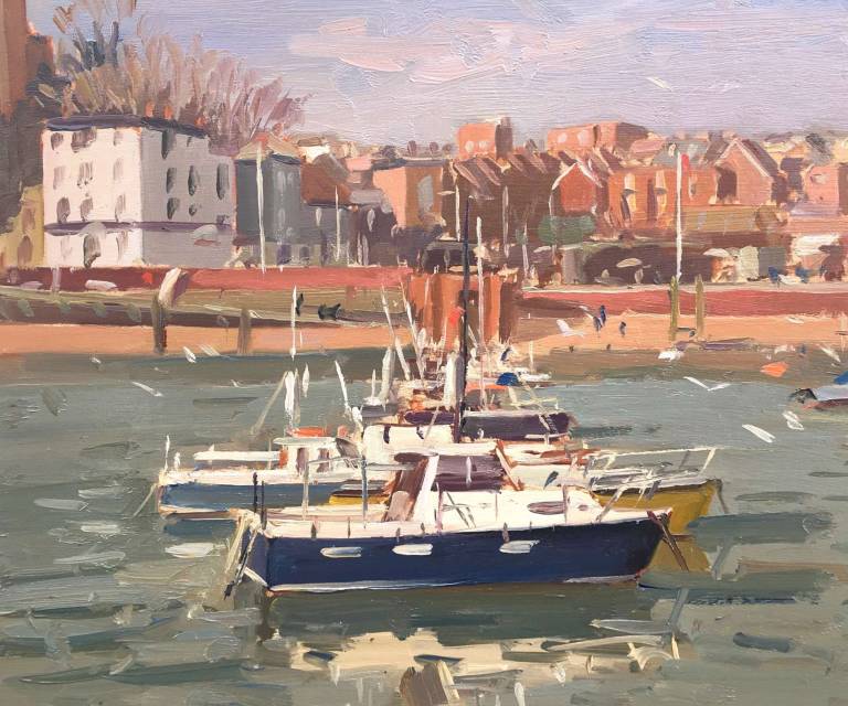 Folkestone Harbour, Low Tide  (8) - Rod Major