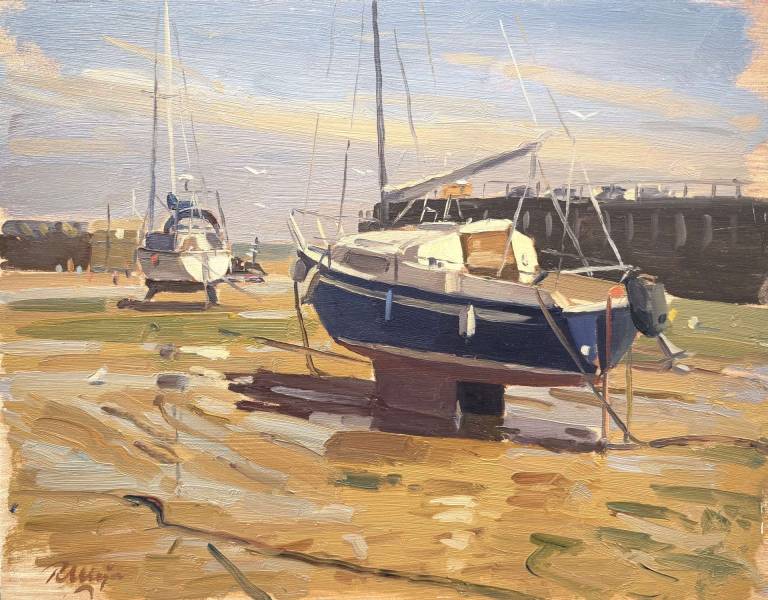 Folkestone Harbour, Low Tide (9) - Rod Major