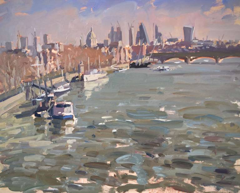 London, View from Waterloo Bridge. - Rod Major