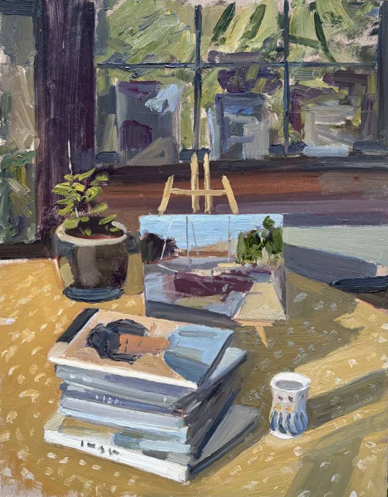 Still Life with Art Books - Rod Major