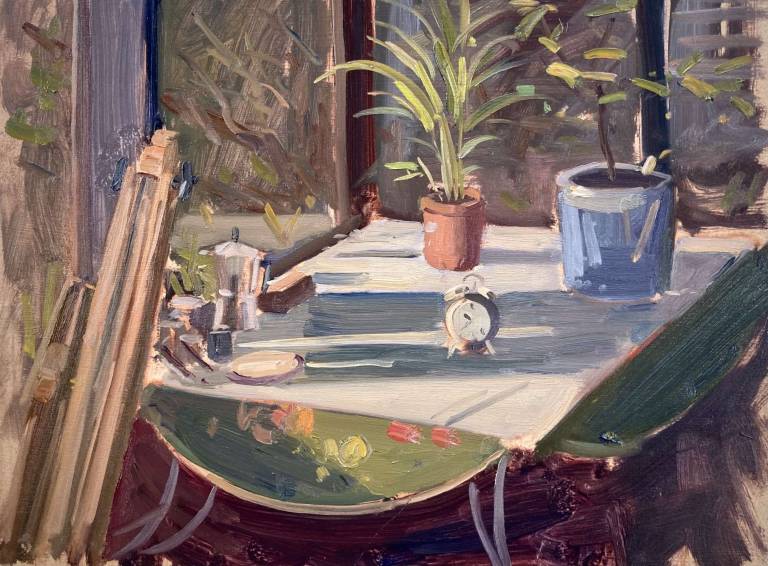 Still Life with Easel - Rod Major