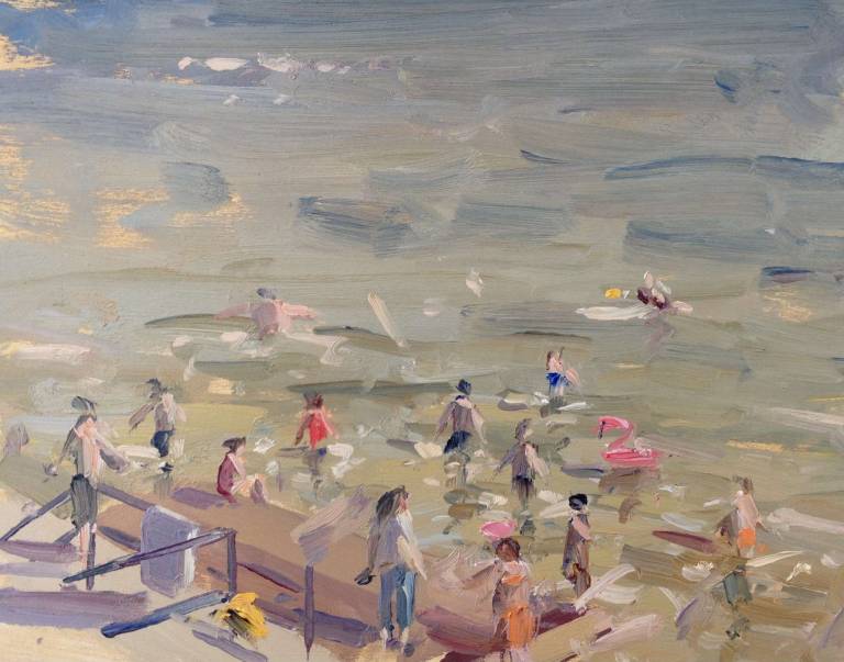 Bathers, Sunny Sands, Folkestone (Sold) - Rod Major