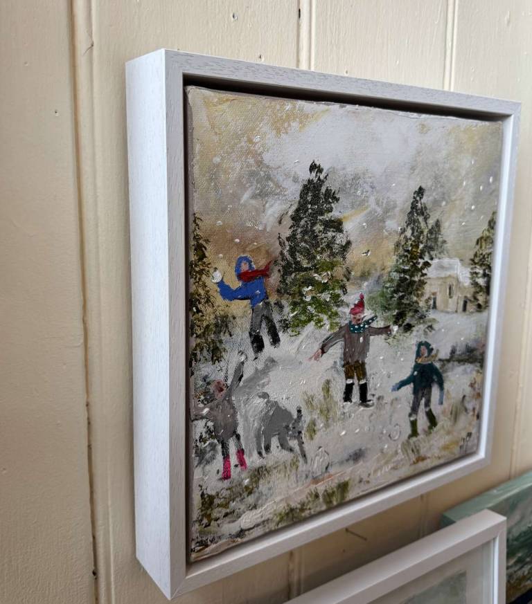 The snowball fight - Hettie Pittman