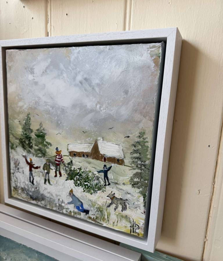 Bringing home the tree - Hettie Pittman