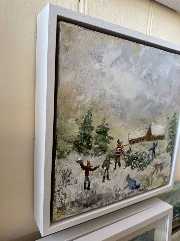 Bringing home the tree - Hettie Pittman