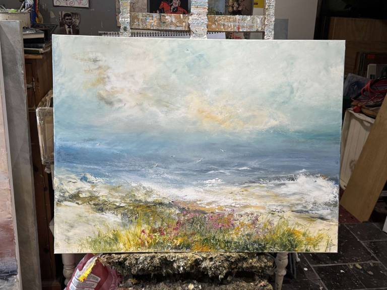 As Sea meets shore - Hettie Pittman