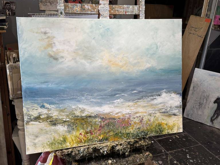 As Sea meets shore - Hettie Pittman