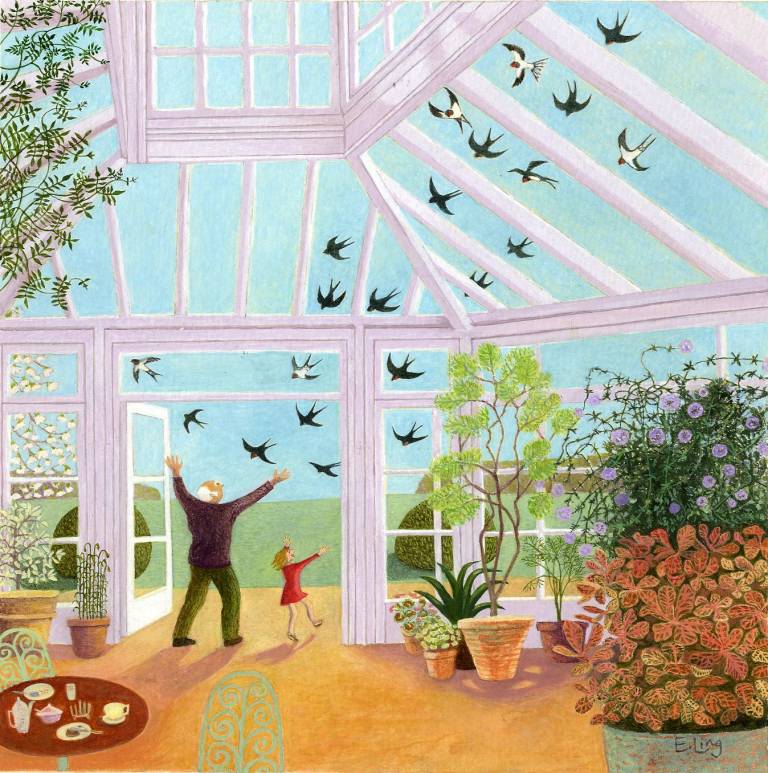 On Seeing the First Swallows in Spring - Ellie Ling