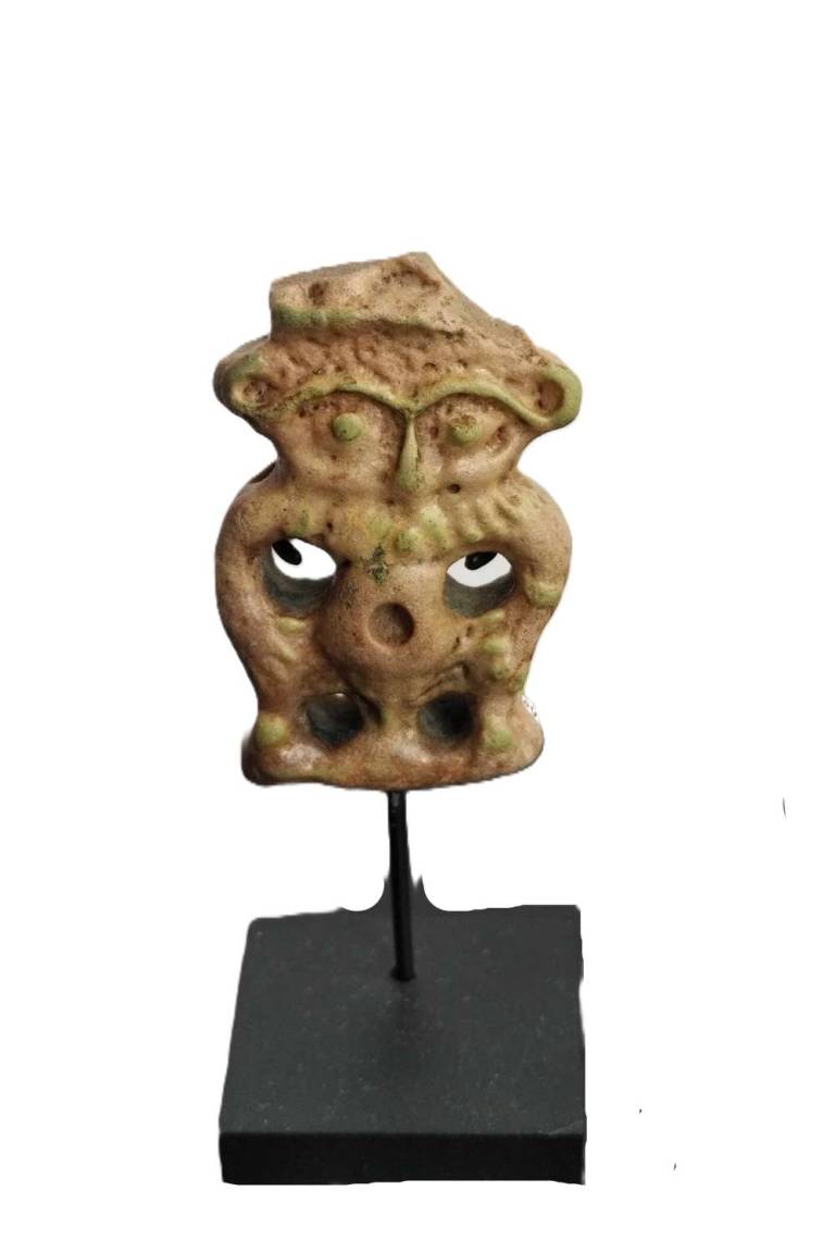 Double sided Egyptian Bes Amulet   Romano-Egyptian - Egyptian Antiquities