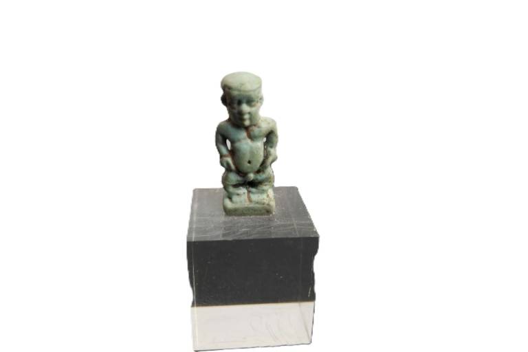 Egyptian amulet of the dwarf God Pataikos - Egyptian Antiquities