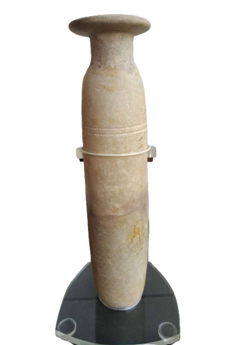 A Hellenistic Alabaster Alabastron - Egyptian Antiquities
