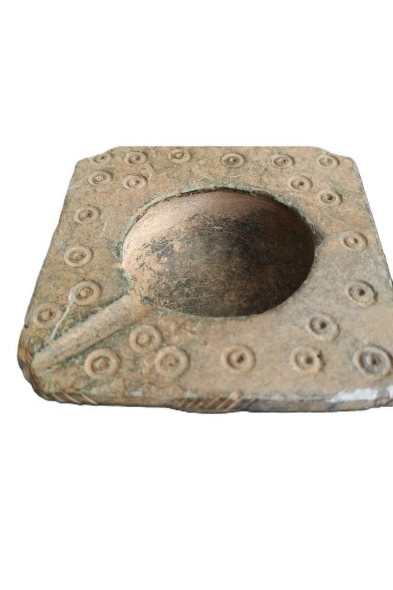 A Bactrian Chlorite Libation Vessel - Egyptian Antiquities