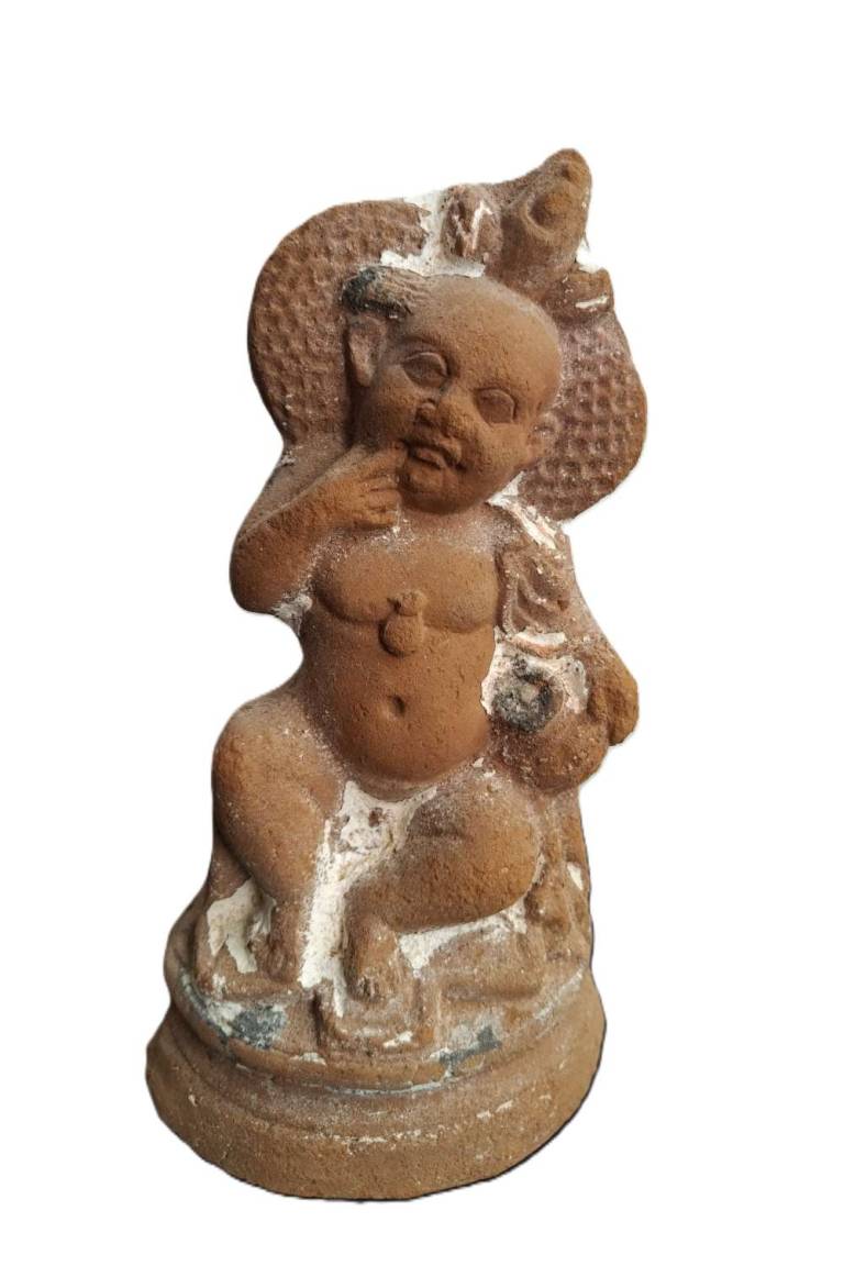 A Greco-Roman Pottery figure of Harpokrates   Egypt Circa 100 BC - Egyptian Antiquities