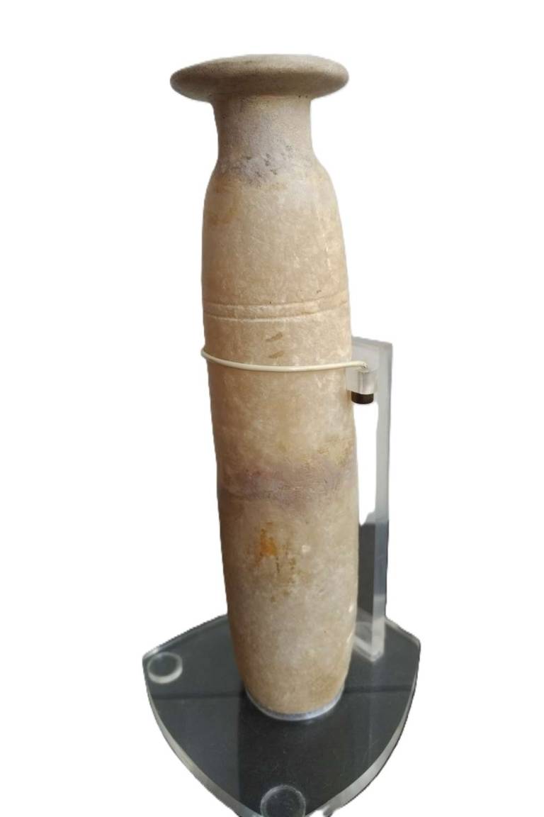 A Hellenistic Alabaster Alabastron - Egyptian Antiquities
