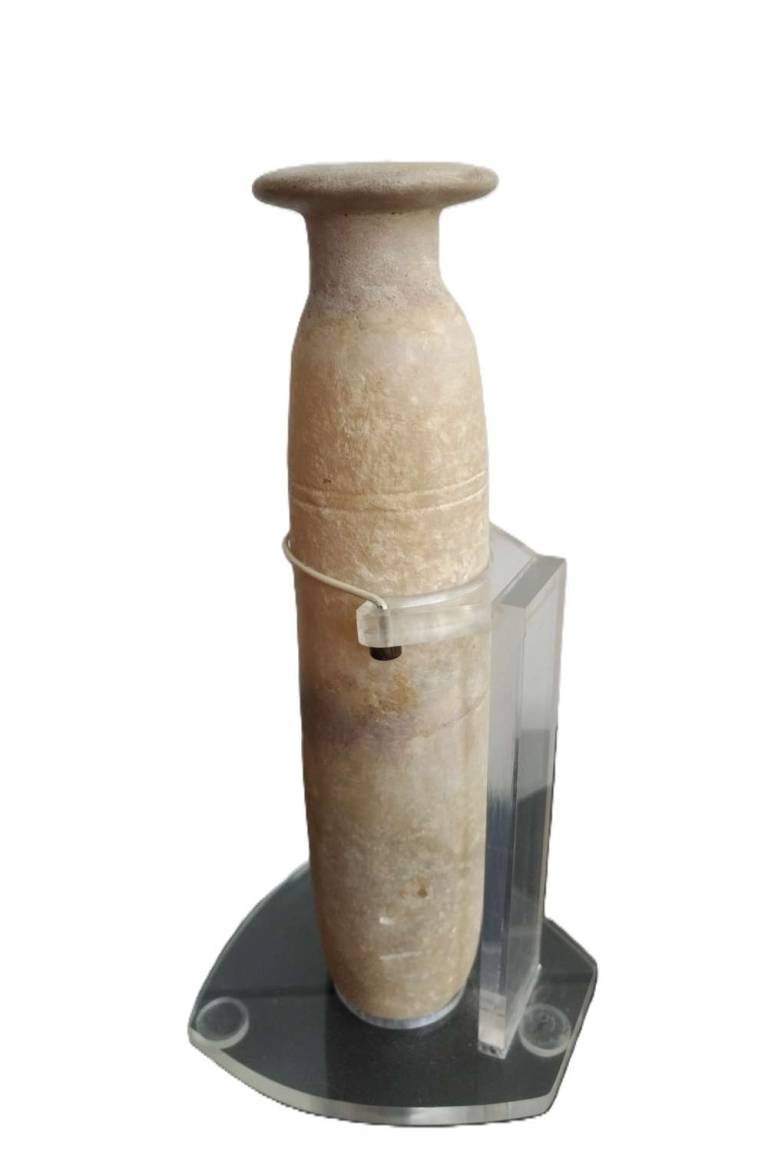 A Hellenistic Alabaster Alabastron - Egyptian Antiquities