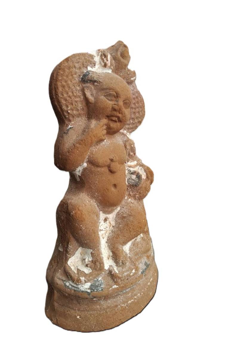 A Greco-Roman Pottery figure of Harpokrates   Egypt Circa 100 BC - Egyptian Antiquities