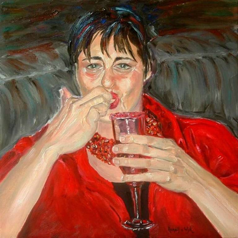 A glass of champagne - Ronell van Wyk