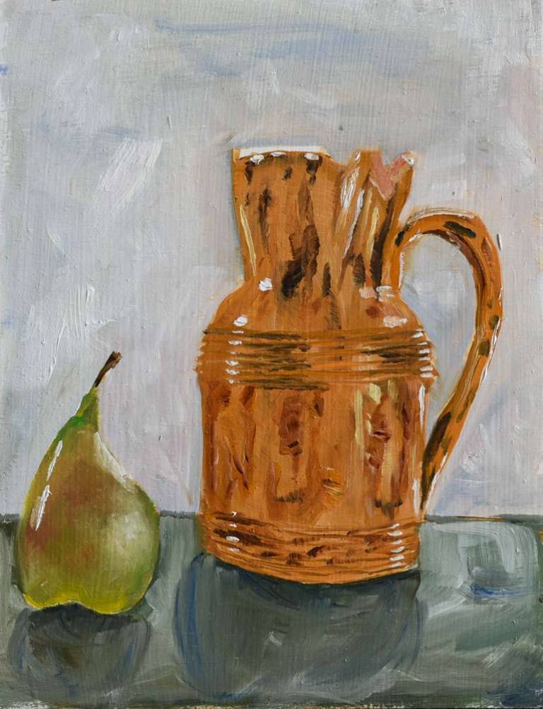 Provencal jug and pear - Ronell van Wyk