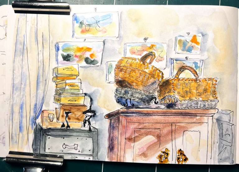 Corner of the studio - Ronell van Wyk