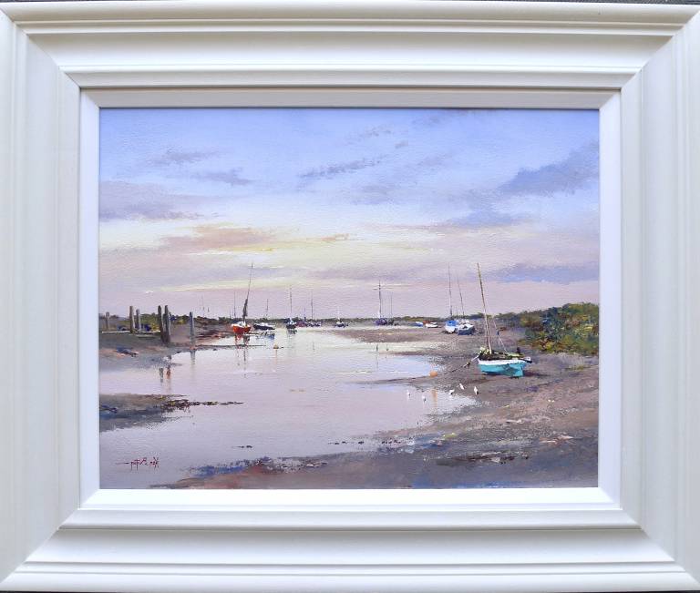 Ref KB 2 Framed unglazed with white hardwood slip - Ken Burton