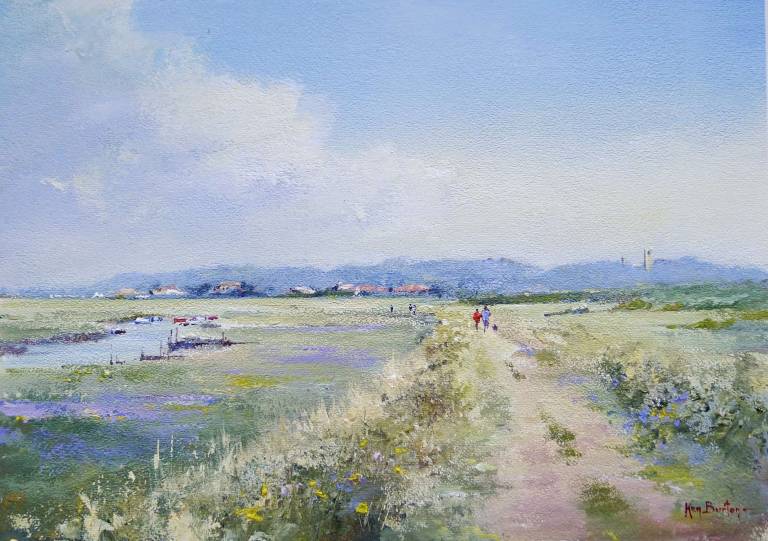 Coastal path, towards Blakeney, North Norfolk - Ken Burton
