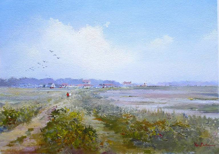 Coastal Footpath, Cley, north Norfolk - Ken Burton
