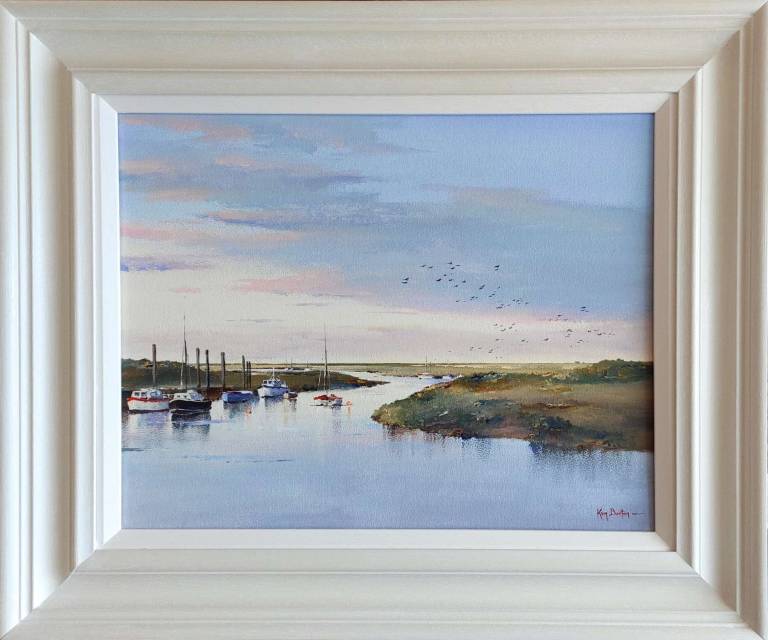 Blakeney Evening framed - Ken Burton