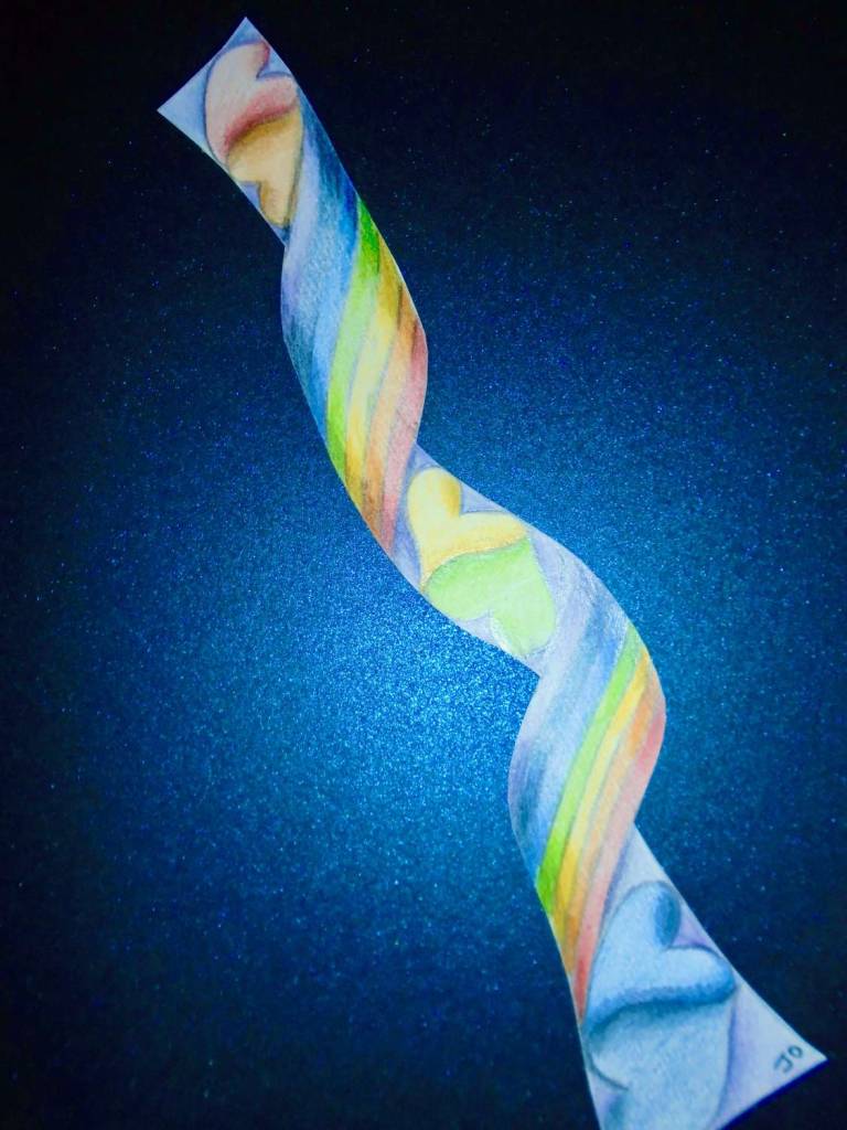 Rainbow Love Twist - shimmer - Jo Sargisson