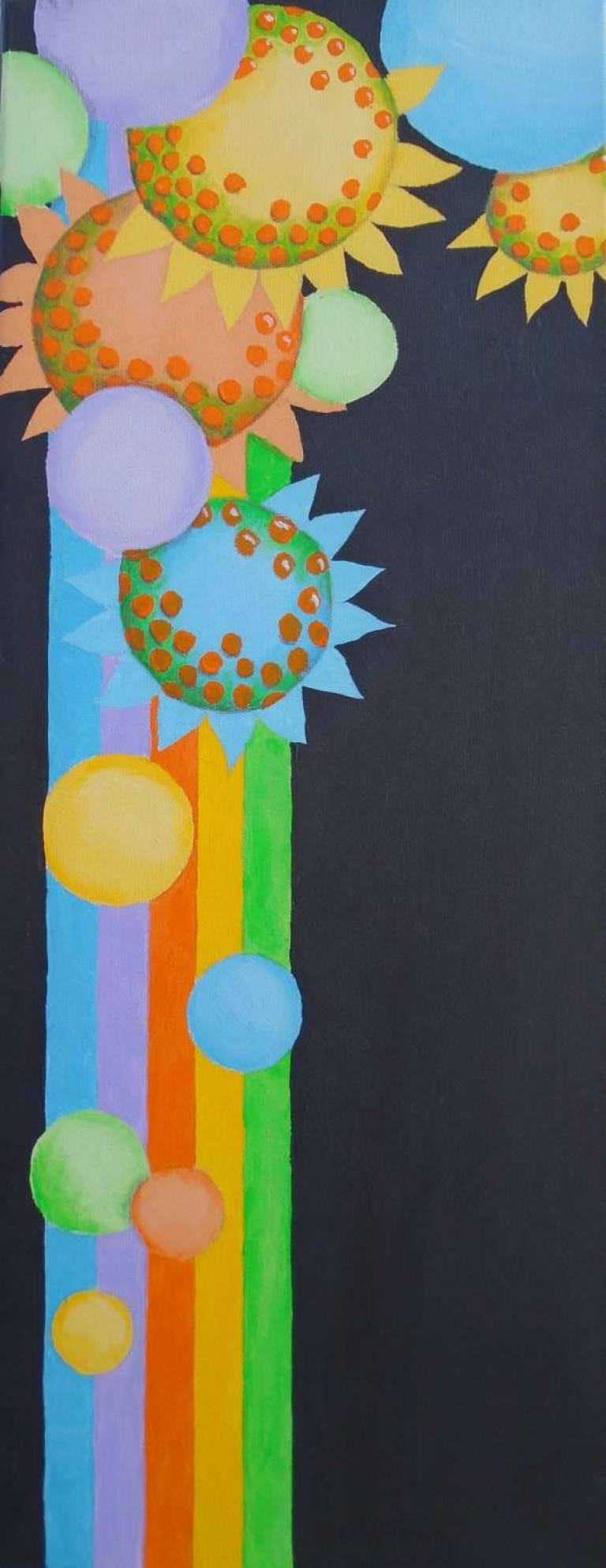 Sunflowers and stripes. - Jo Sargisson