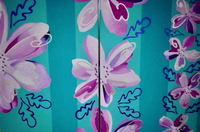 Windflower Diptych. - Jo Sargisson