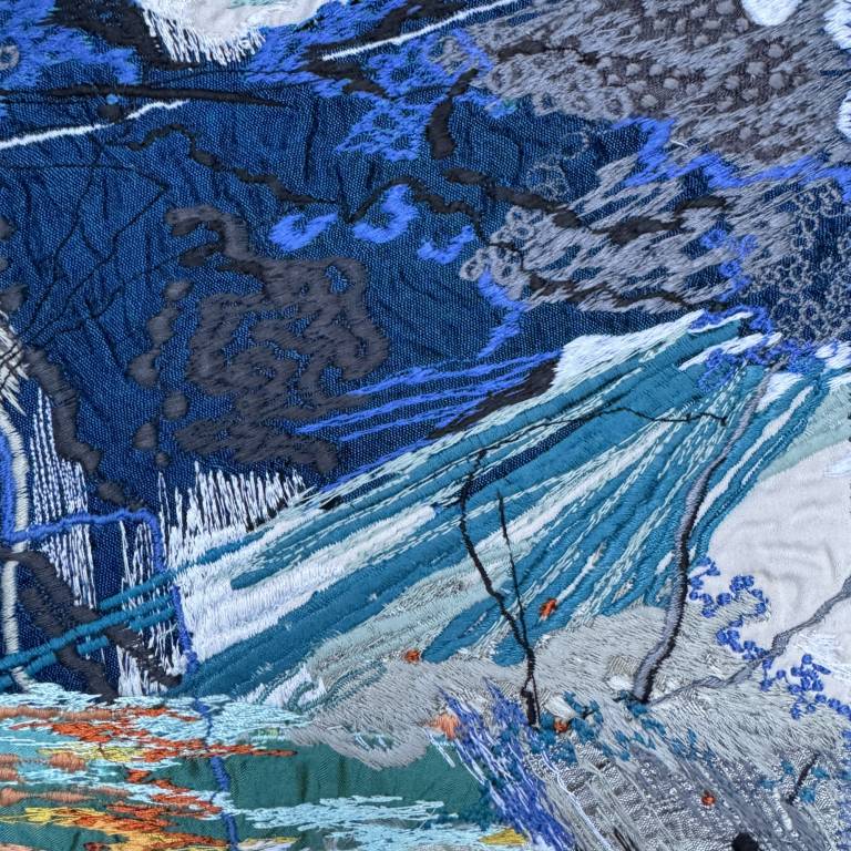 Retreating Tide Revealing Pools - Sarah Pooley