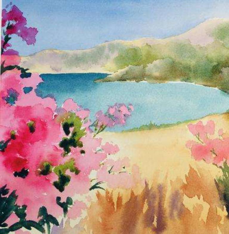 Pink Oleander, Halki, Greece - Jules Hoare