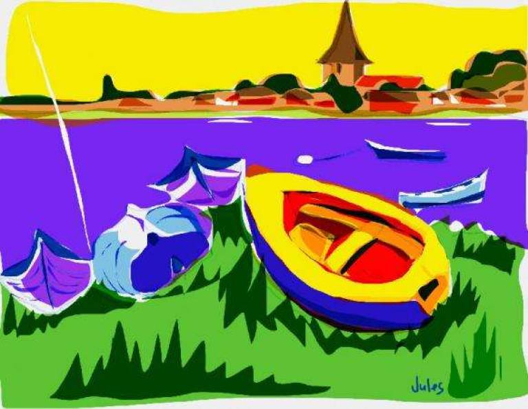 Little yellow boat. - Jules Hoare