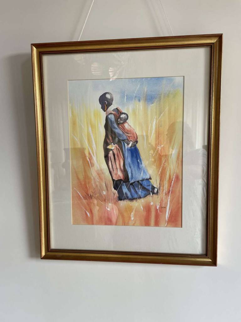 Maasai  woman and child - Jules Hoare