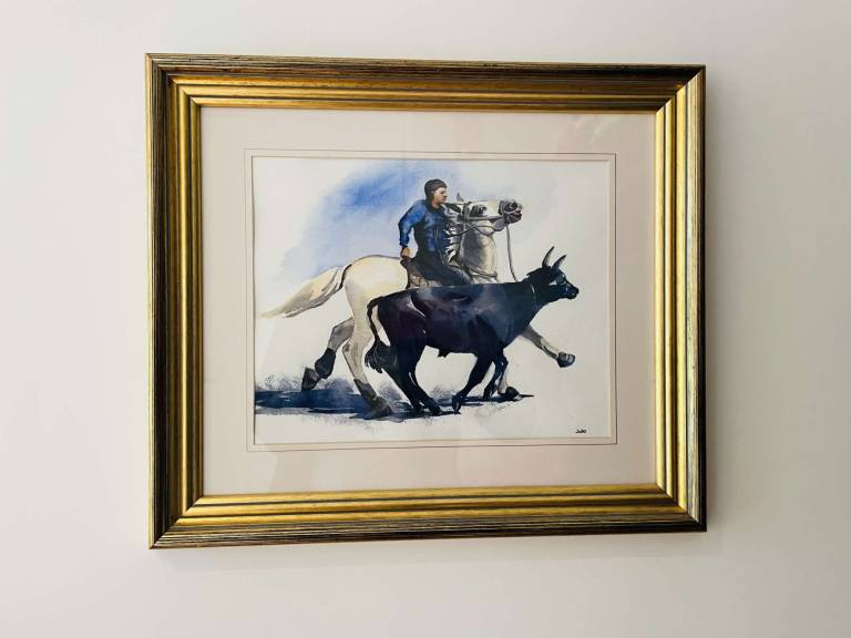 Bull running in the Camargue - Jules Hoare