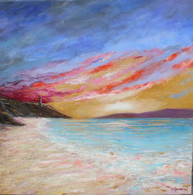 Lossie Lighthouse at Sunset - Allyson Johnston