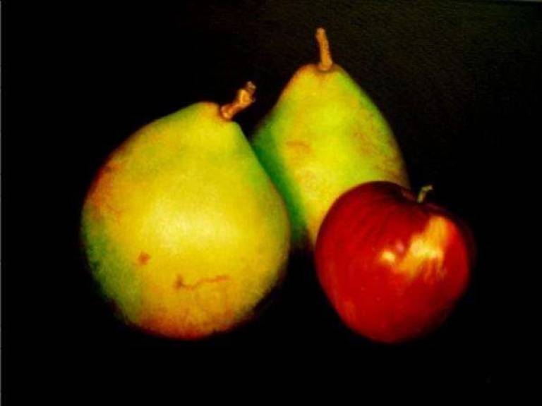 Two Pears and a Red Apple - Trinidad Ball