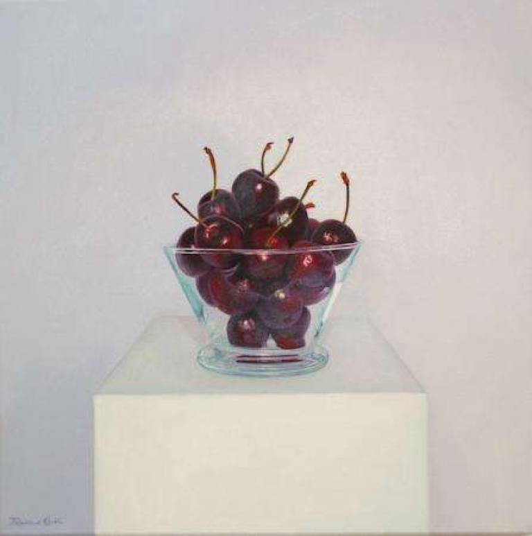 Elevated Cherries in a Glass Bowl - Trinidad Ball