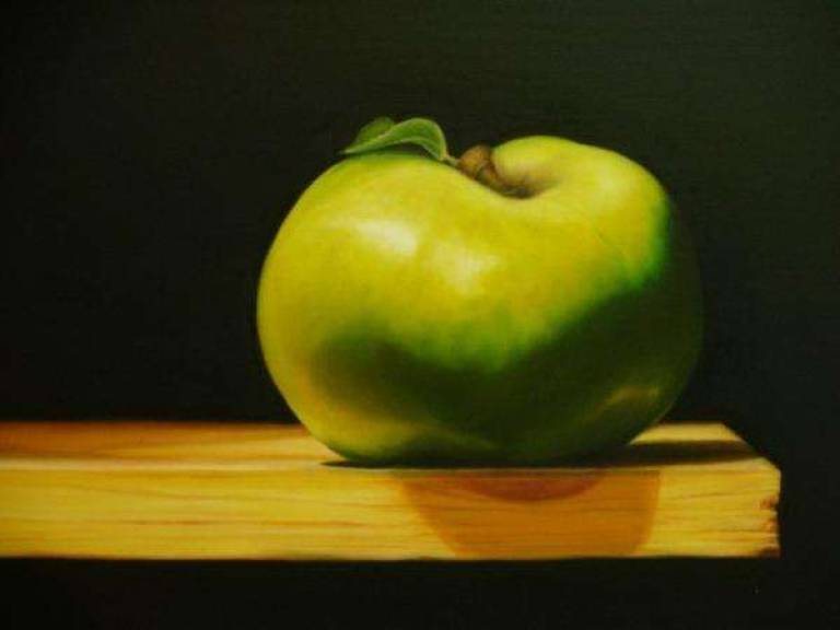 Green Apple with Leaf - Trinidad Ball