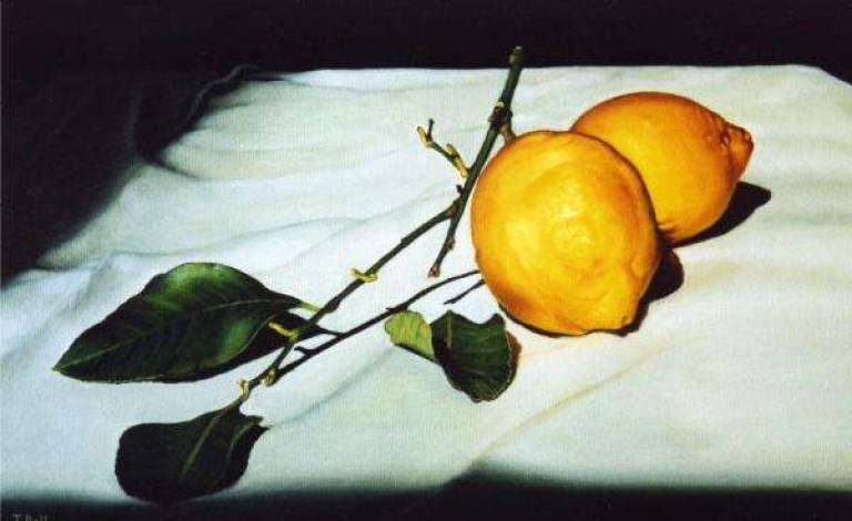 Lemons on a White Cloth - Trinidad Ball