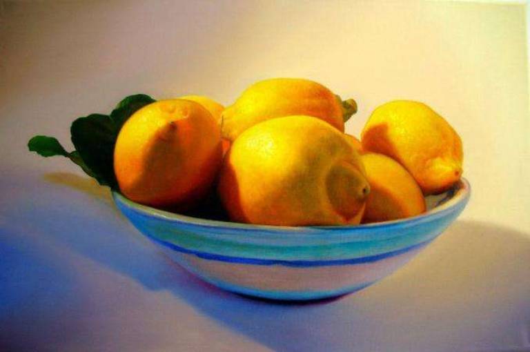 Lemons in a bowl - morning - Trinidad Ball