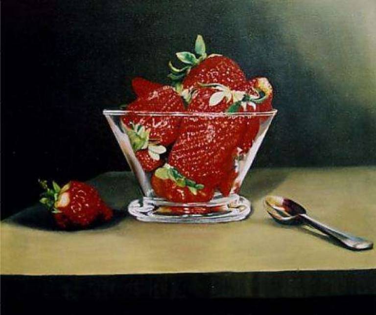 Strawberries in a Glass Bowl - Trinidad Ball