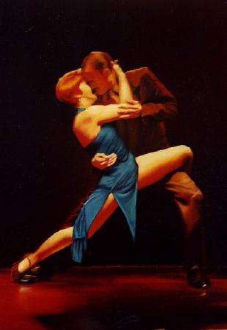Tango in a Blue Dress - Trinidad Ball
