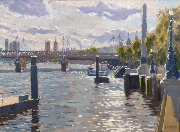 Cleopatra's Needle, Thames embankment. 2022. - Andrew Cochrane Dixon