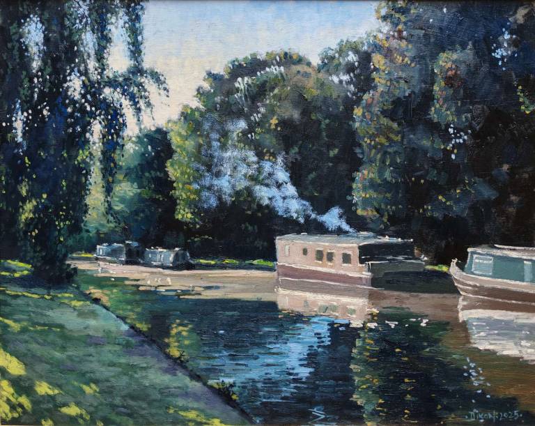 Early morning, Grand Union Canal, Berkhamsted, Hertfordshire.  2025. - Andrew Cochrane Dixon