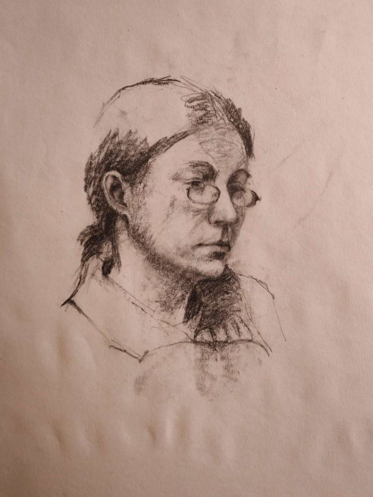 Drawing for portrait study. - Andrew Cochrane Dixon