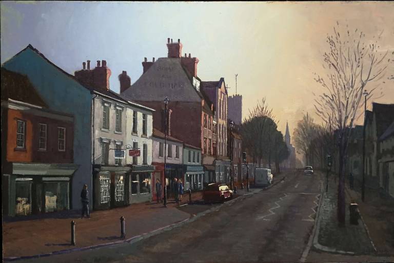 Berkhamsted High Street, early morning. 2017. - Andrew Cochrane Dixon