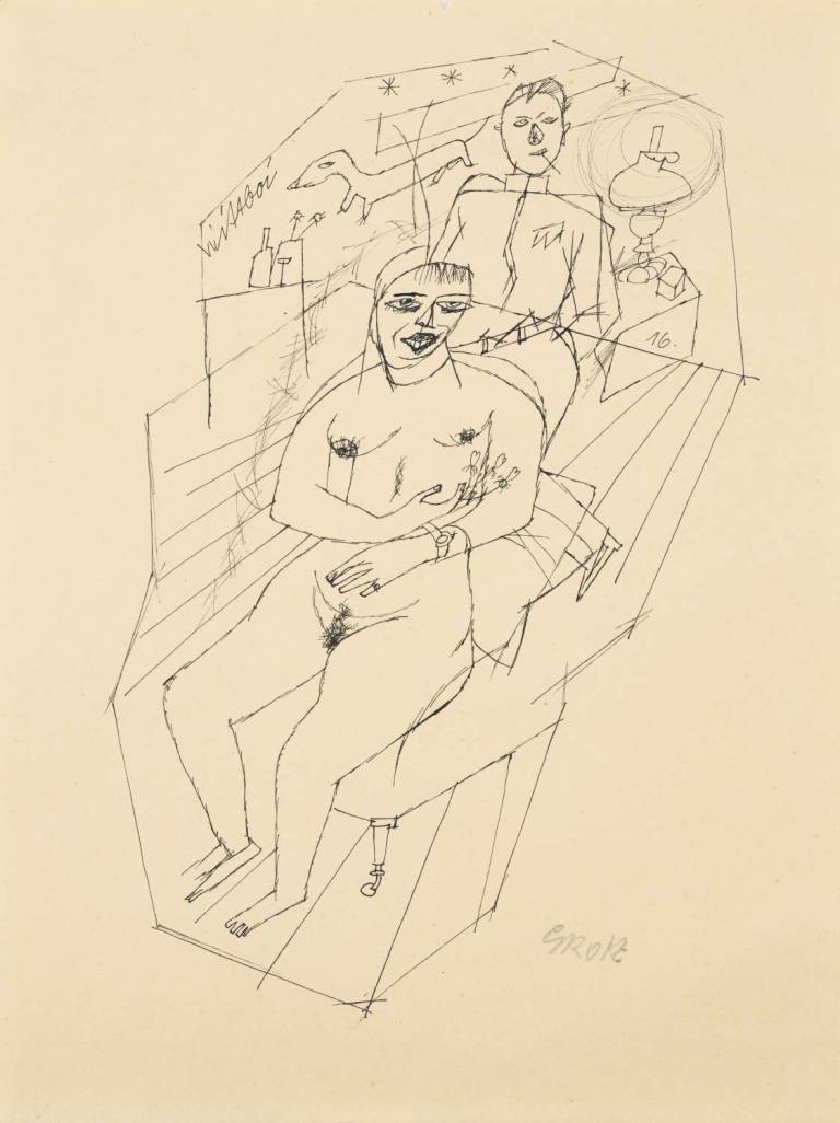 George Grosz (1893-1959) - Witboi (1916)