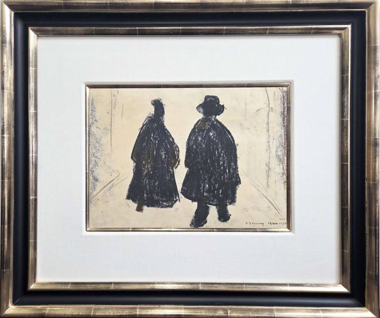 Mourners (1955) - L.S. Lowry RBA, BA (1887-1976)